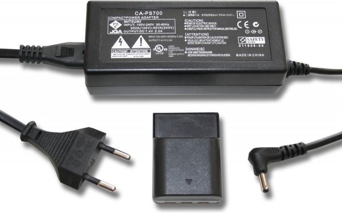 Camera voedingsadapter compatibel met Canon ACK-DC20 (NB-2L)