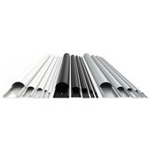 Multibrackets Premium aluminium kabelgoot - 160 x 1,2 cm / zilver (6 stuks)