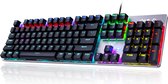 AULA S2016 - RGB mechanisch gaming toetsenbord - QWERTY - Blue Switch