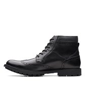 Clarks - Heren schoenen - Curington Rise - G - zwart - maat 8,5