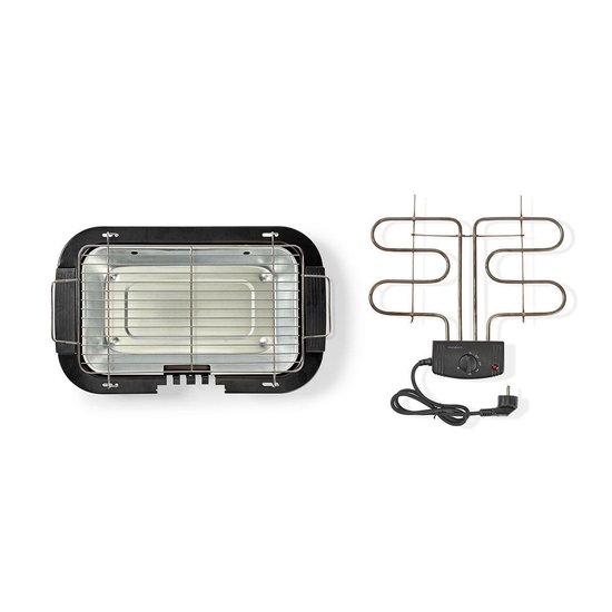 | Electric Barbeque | Rectangle | 38 x 22 cm | 2000 W Electric Barbeque | Rectangle | 38 x 22 cm | 2000 W | Nedis
