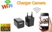 Oplader met verborgen WIFI draadloos Spy camera - USB Muuroplade - Adapter Bewegingsdetectie Videorecorder -  beveilingscamera