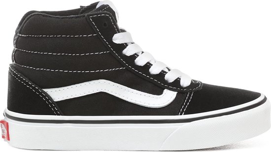Vans Ward Hi Sneakers - (Suede/Canvas) Black/White - Maat 31 | bol.com