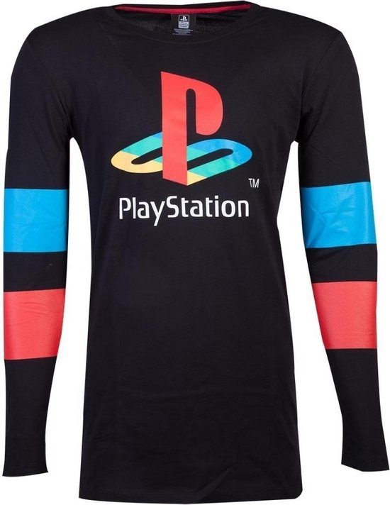 Playstation Longsleeve shirt Logo & Arms Zwart