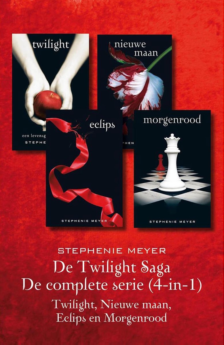 Omslag van Twilight - De Twilight Saga - De complete serie (4-in-1)