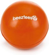 Beeztees rubber bal massief no 3 oranje 6,5 cm