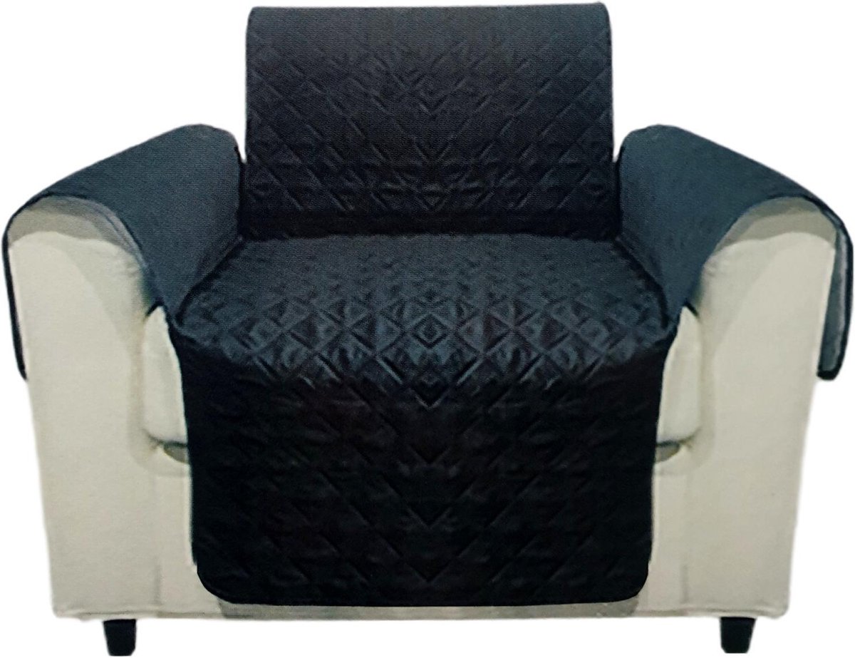 Fauteuil cover - Fauteuil hoes - Stoelhoes eetkamerstoel - Antraciet |  bol.com