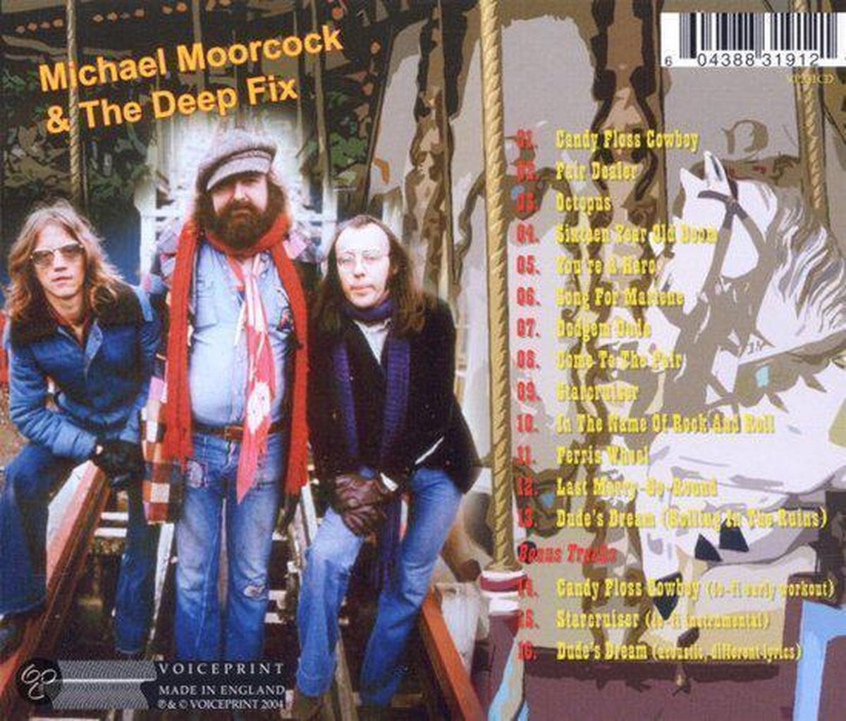 Roller Coaster Holiday Michael Moorcock And Deep Fix Cd Album Muziek