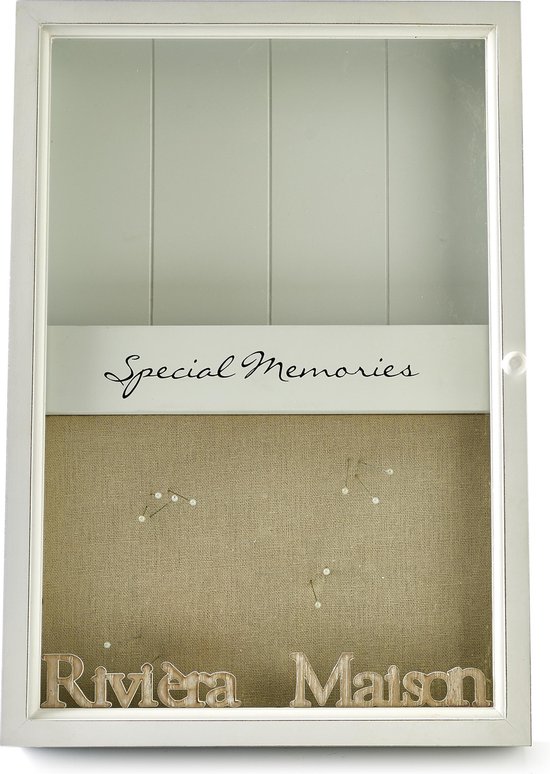 delicatesse peper Beschrijven Rivièra Maison Special Memories Cabinet - Fotolijst - Wit | bol.com
