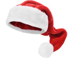 Witbaard Kerstmuts 70 Cm Pluche Rood/wit One-size