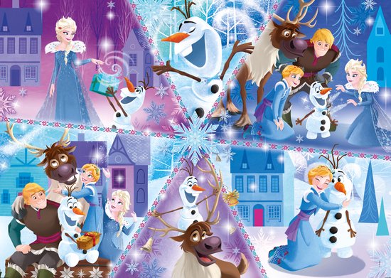 Clementoni - Super puzzle couleur - Disney Olaf s Frozen adventure - 104  pièces | bol