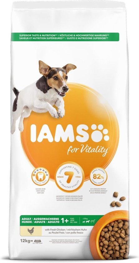 Iams Dog Adult Small/Medium Kip 12 kg 1 - 7 Jaar