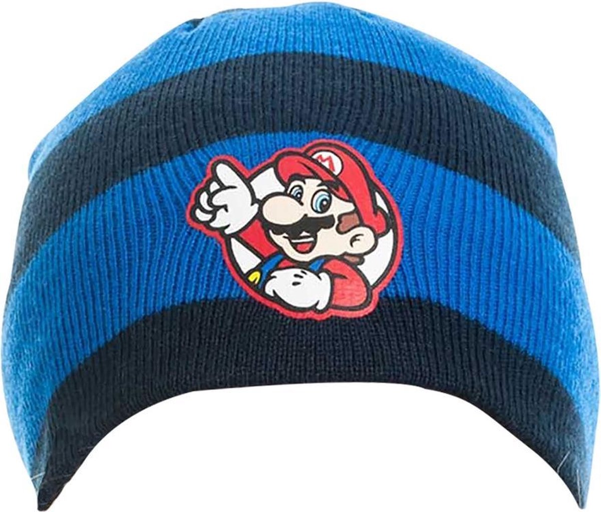 Nintendo - Super Mario - Beanie - Gestreept