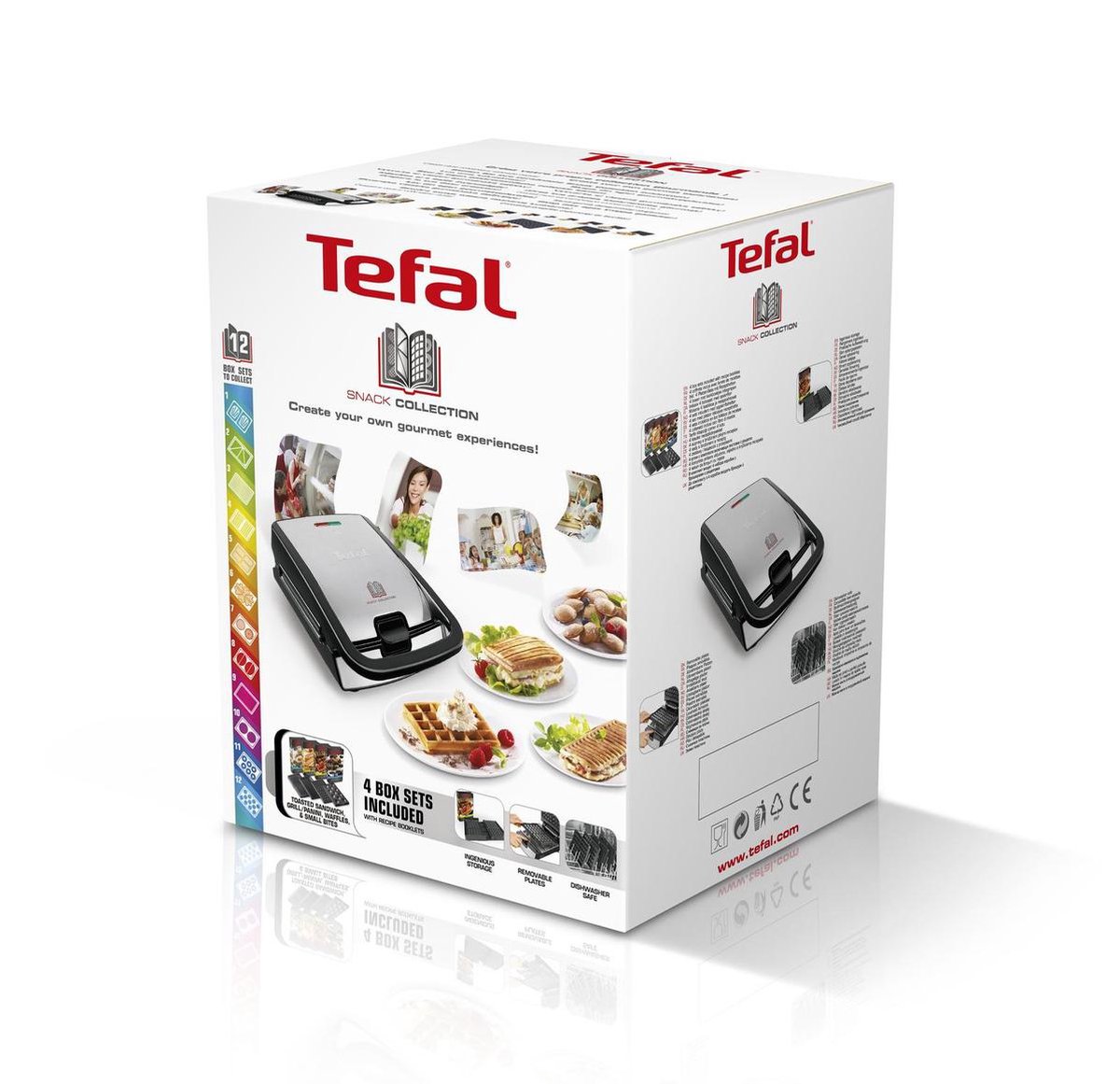 Tefal Snack Collection SW854D - Contactgrill - Tosti ijzer | bol.com