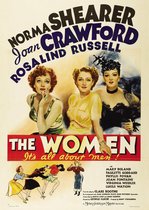 Vintage Poster 'The Women' Crawford, Shearer and Russell - A3 - 42x30 - Retro Filmposter Feminisme