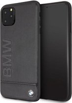 BMW Signature Leather Hard Case - Apple iPhone 11 Pro Max (6.5'') - Zwart