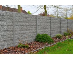 Intergard Beton schutting Rockstone enkelzijdig 200x193cm