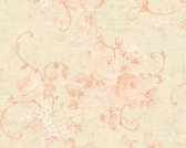 KLASSIEK BLOEMEN BEHANG - Roze Creme Goud - AS Creation Romantico