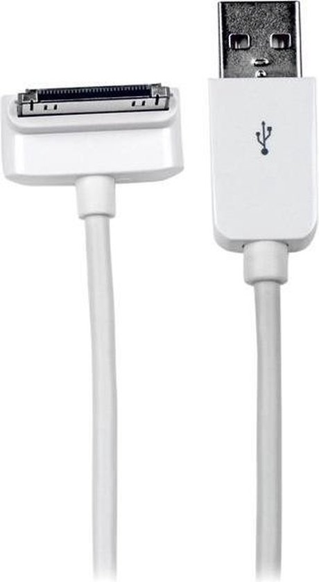 StarTech.com 1 m Apple 30-pins dockconnector-naar-USB-kabel | bol.com