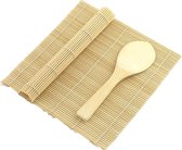 Sushimaker inclusief rijstlepel - Bamboe
