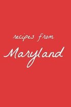 Recipes from Maryland