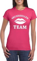 Vrijgezellenfeest Team t-shirt roze dames 2XL