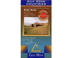 Silk Road Countries Geographical Map 1 : 3 000 000