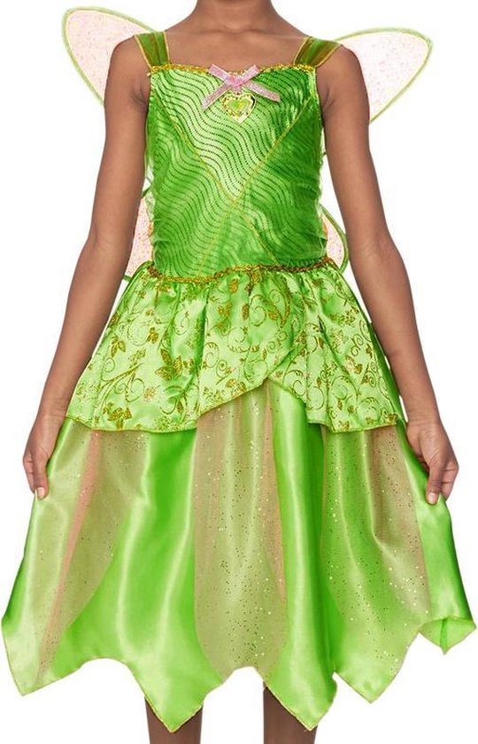 Tinkerbell jurk - Disney Fairies ™ - Tinker Bell - met vleugels -  verkleedkleding meisjes | bol.com