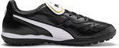 Puma King Top TT Turf Voetbal Sportschoenen - Maat 44.5 - Mannen - zwart/wit/goud