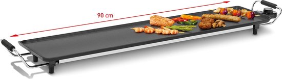 Fritel Teppanyaki plaat XXL - Grillplaat - 90 L x 22 B cm | bol.com