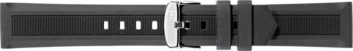 Morellato horlogeband Acre X4409187019CR22 - PMX019ACRE22 Rubber Zwart 22mm