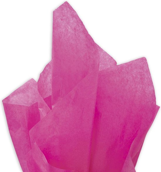 Zijdepapier - Zuurstok Roze - 50 x 75 cm - 17gr - 240 stuks - Vloeipapier - Cerise