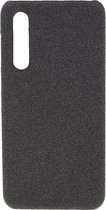 Shop4 - Xiaomi Mi 9 SE Hoesje - Harde Back Case Denim Zwart