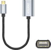 Choetech - Micro-USB male naar USB-A female OTG kabeladapter - 20 cm