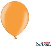 """Strong Ballonnen 23cm, Metallic Mandarin oranje (1 zakje met 50 stuks)"""