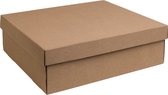 Luxe doos met deksel karton NATUREL 45x40x14cm (35 stuks)