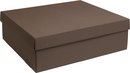 Luxe doos met deksel karton BRUIN 45x40x14cm (35 stuks)