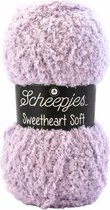 Scheepjes Sweetheart Soft 13 Licht paars. PAK MET 9 BOLLEN a 100 GRAM. KL.NUM. 6031.