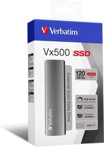 Bol.com Verbatim Vx500 Externe SSD 120GB aanbieding