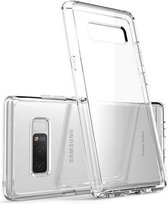 Hoesje Transparant Cover voor Samsung Galaxy Note 8  - Bescherming (Achterkant) Transparant Cover Hoesje + Gratis 5D Temperedglass