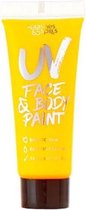 UV face&body tube paint yellow (10ml)