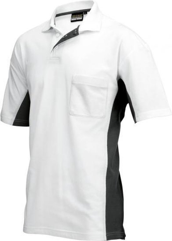 Polo Tricorp bicolore - 202002 - bleu royal-marine - taille XL