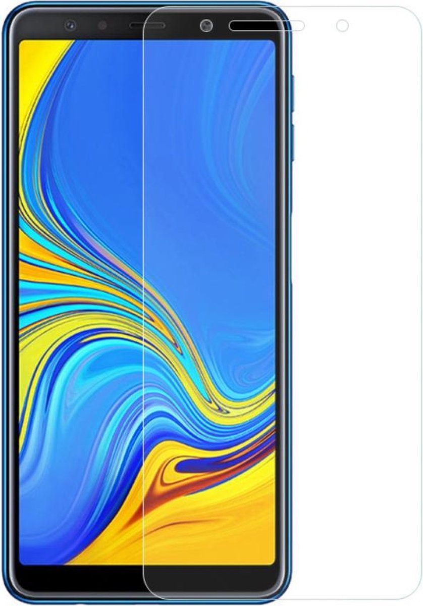 9H Tempered Glass - Geschikt voor Samsung Galaxy A7 (2018) Screen Protector - Transparant