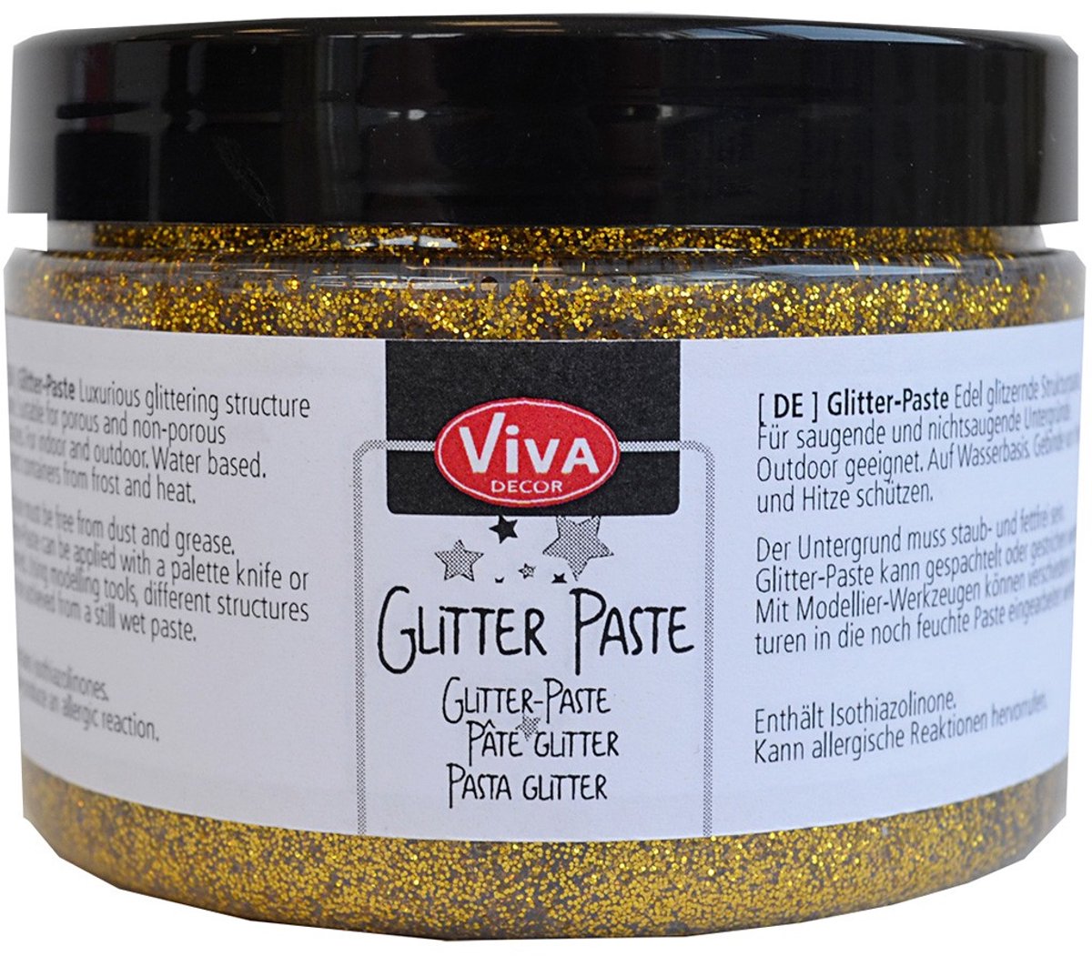 Glitter Gel, 150 ml, goud