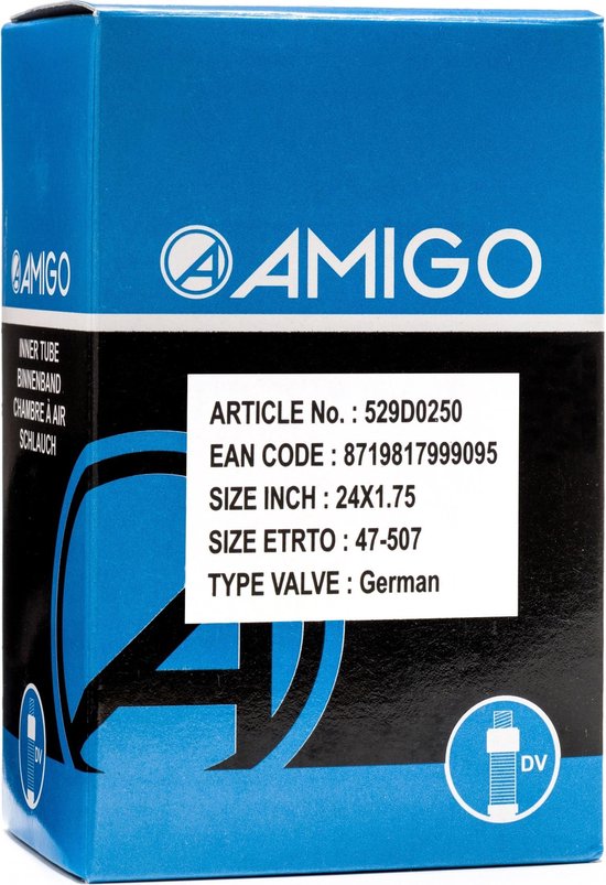 Amigo Binnenband 24 X 1.75 (47-507) Dv 45 Mm | bol.com
