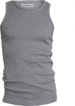 Garage 401 - Singlet Semi Bodyfit O-neck Grijs Melange - maat XL