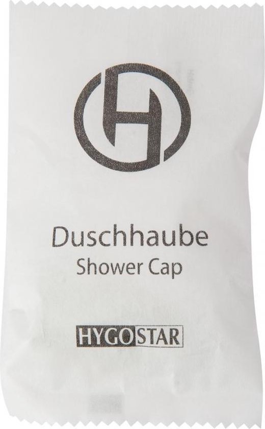 Wegwerp douche muts - 10 x hygienisch per stuk verpakt! - Douche cap - Shower cap transparant - Hygostar