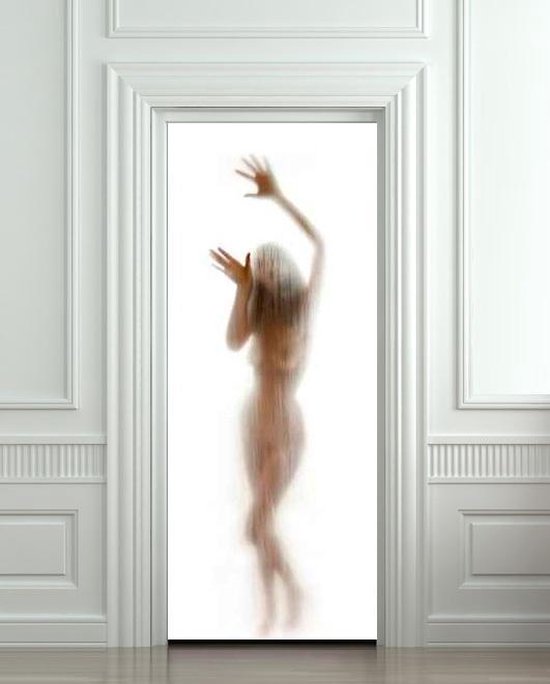 aan de andere kant, Sijpelen domineren witte Sexy deursticker met opdruk - opwindende deur sticker - naakte vrouw  op de deur... | bol.com