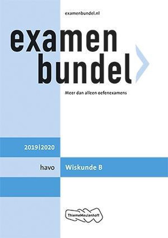 Examenbundel havo Wiskunde-B 2019/2020