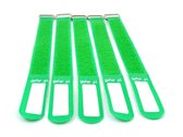 GAFER.PL Tie Straps - kabelbinders 25x400mm - 5 stuks -groen